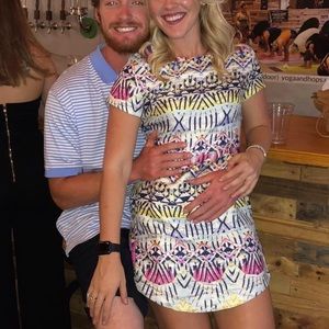 Multicolored Mini Dress